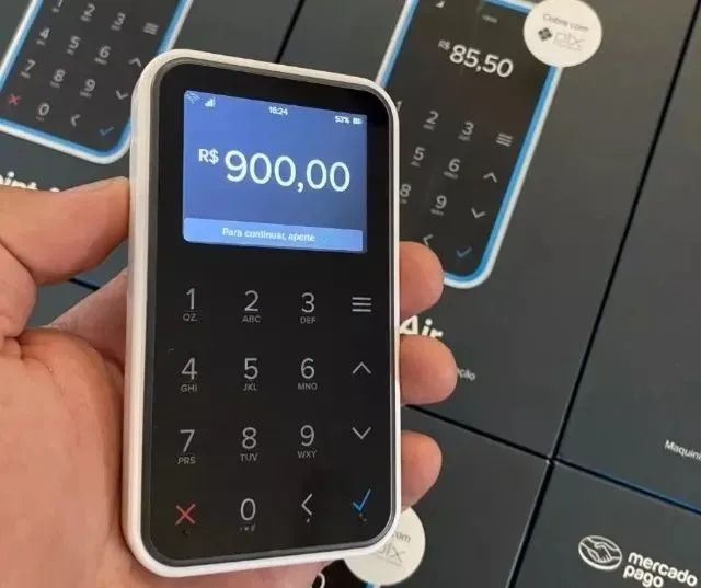 Máquina de Cartão (4G, Wif + NFC Grátis) - Produto Novo.