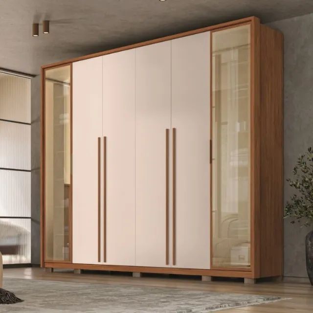 Guarda-Roupa 6 Portas Octavius 2,65 m 100% MDF