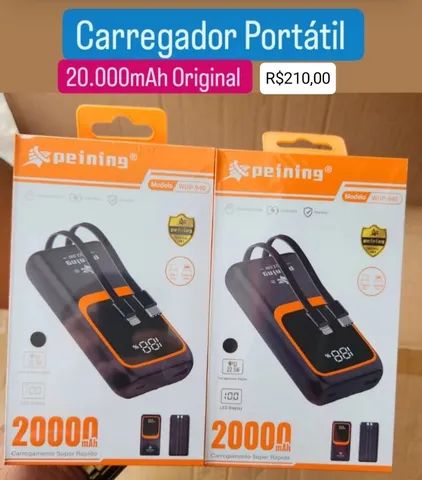 Bateria portátil 20000mAh
