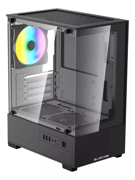 Gabinete Gamer BG-055 Hit Pro: Design Premium com 3 Fans RGB Loja Coimbra Computadores 