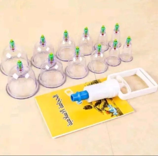 Ventosa terapêutica kit com 12 peças  - Foto 5