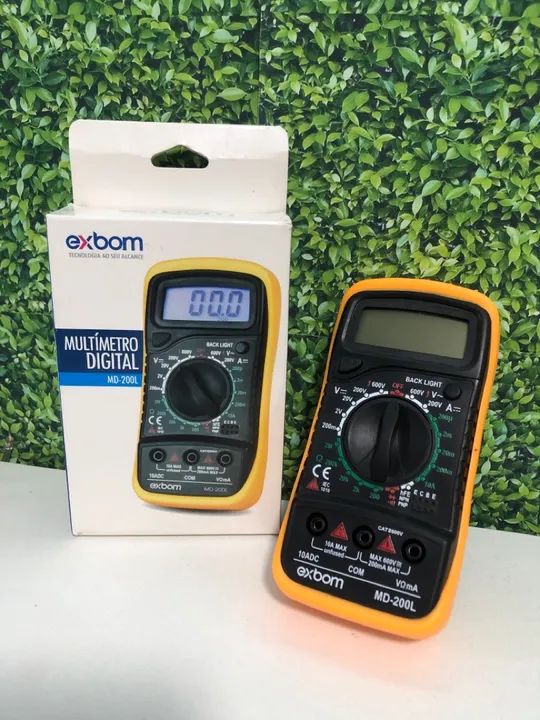 Multímetro Digital Exbom MD-200L