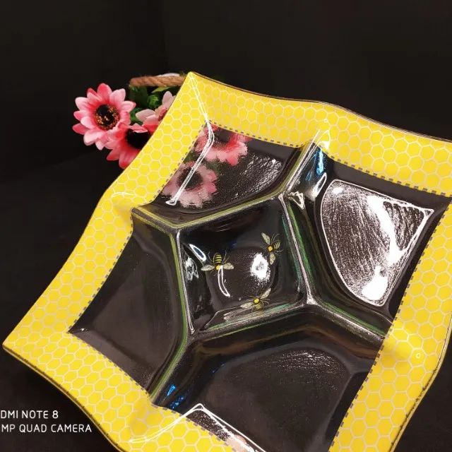 Petisqueira Chip And Dip - Abelhas  28cm 17675 Promoção - Foto 2