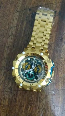 Relógio INVICTA VENOM HYBRID FUNCIONAL C/ BOTÕES VERDE  - Foto 6