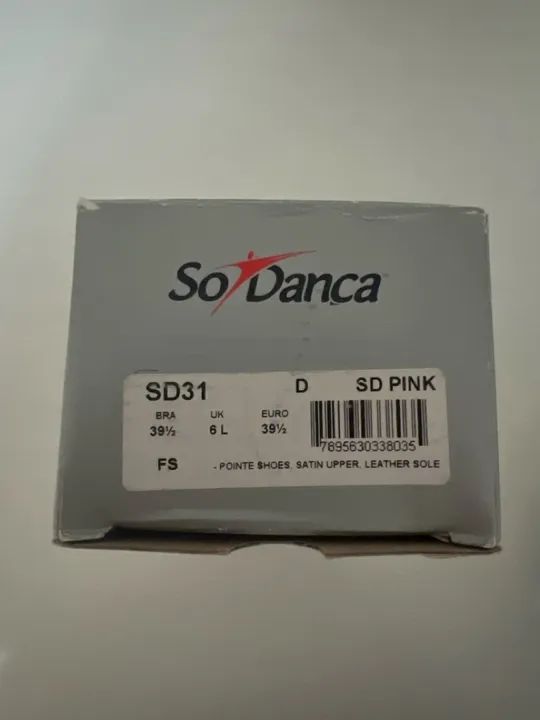 Sapatilha De Ponta Grisi Sd31 Só Dança - Foto 5