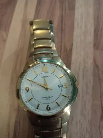Relógio Masculino Orient Dourado - LUXO - Foto 2