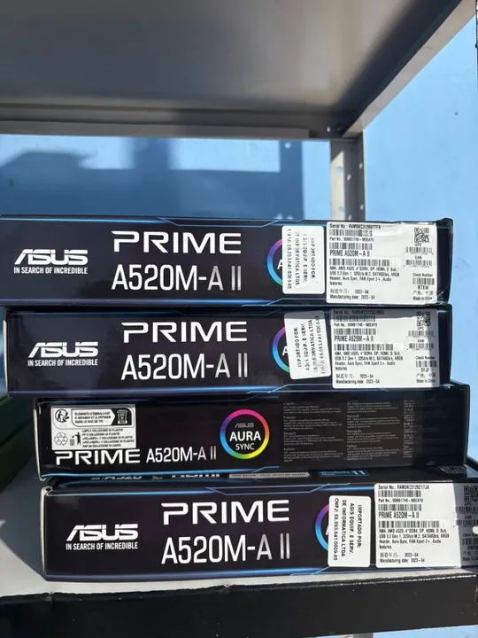 Placa Mãe Asu A520m-A ii NOVA C/ Garantia - Foto 2