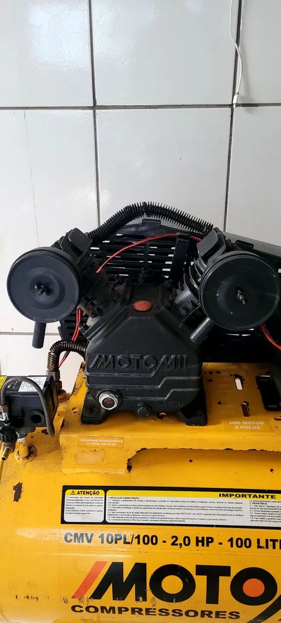 Compressor motomil 10pl 100 litros - Foto 5