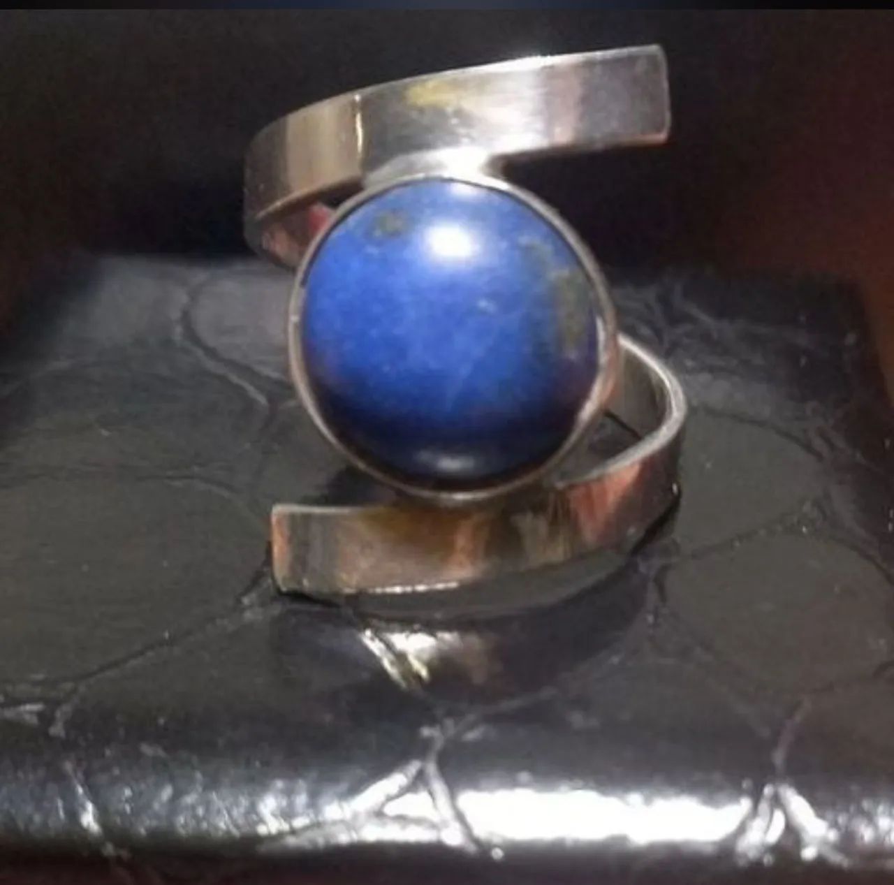 Anel de Lapis Lazuli em Prata - Foto 2