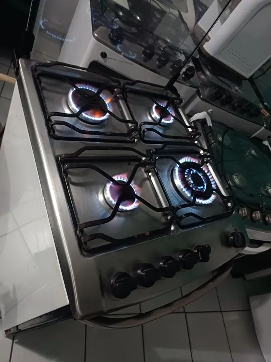 Fogao automático total tripla chama  - Foto 3