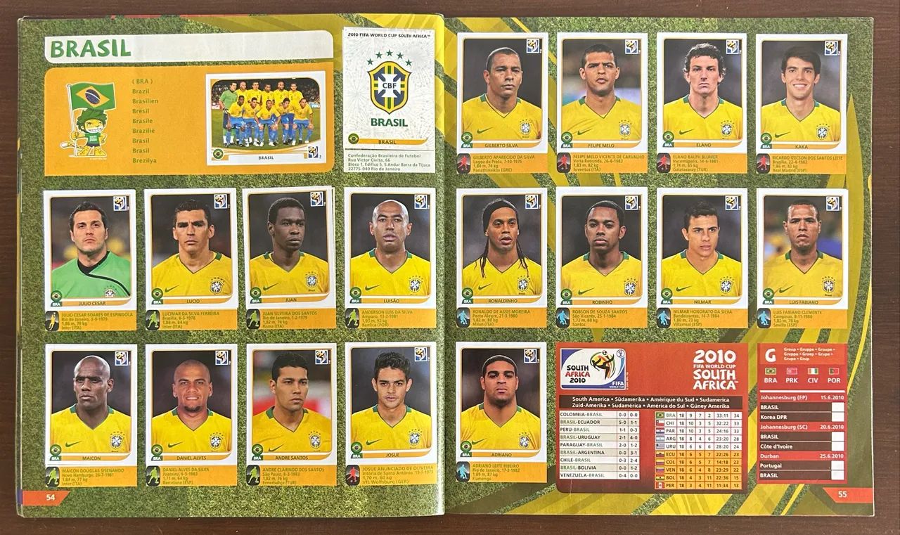 Álbum Copa do Mundo 2010 Panini - Hobbies e coleções - Timbauva