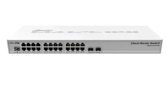 Switch Mikrotik Cloud Router Smart Crs326-24g-2s+rm 