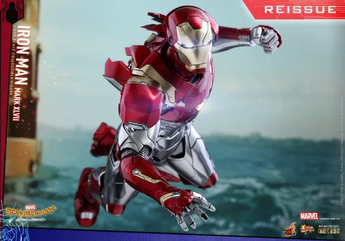Figura Iron Man Mark 47 - Spiderman Home Coming - Diecast 1/6 (Semi Novo) Hot Toys