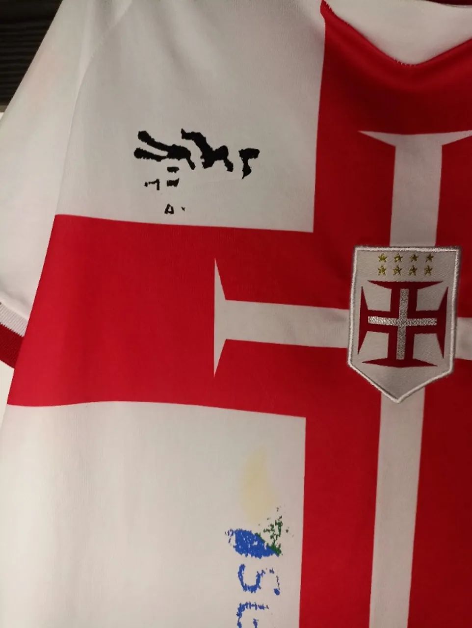 Camisa Vasco da Gama 2010 branca Penalty Cavalera - Tamanho M - Foto 5