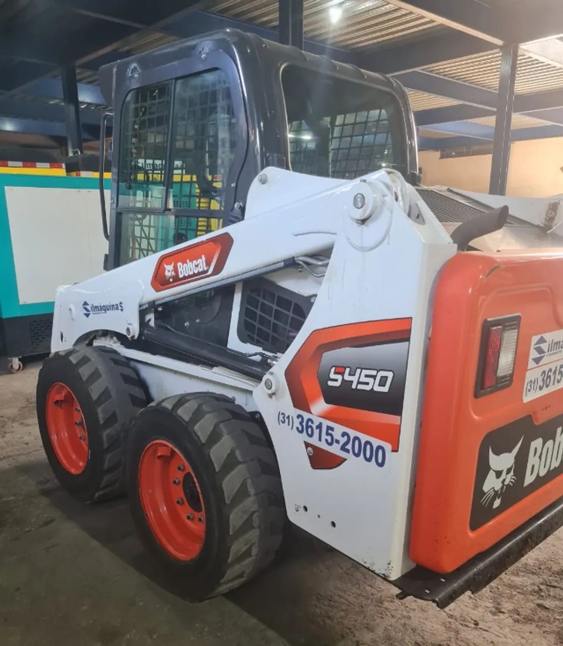 Minicarregadeira Bobcat S450 Ano 2024 Com 304hrs C Ar Cond - Foto 2