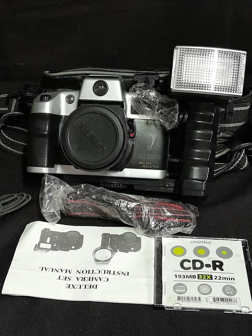 Câmera DL2000 com Flash e Acessórios - Completa!
