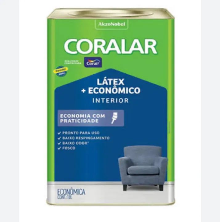 Tinta Coral Látex Econômico Interior - 18 Litros