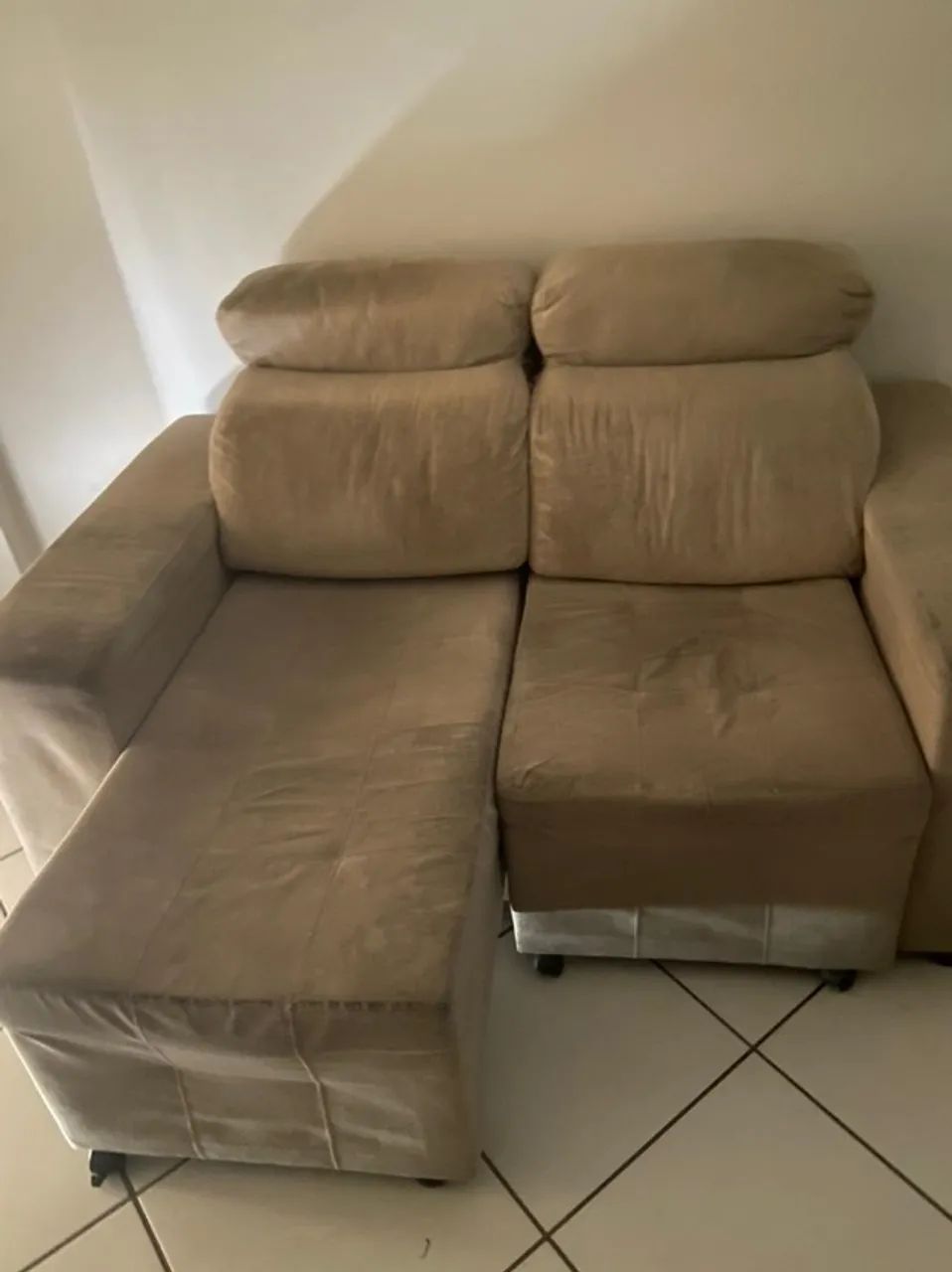 Sofá retrátil dois lugares - Vendo barato! - Foto 4