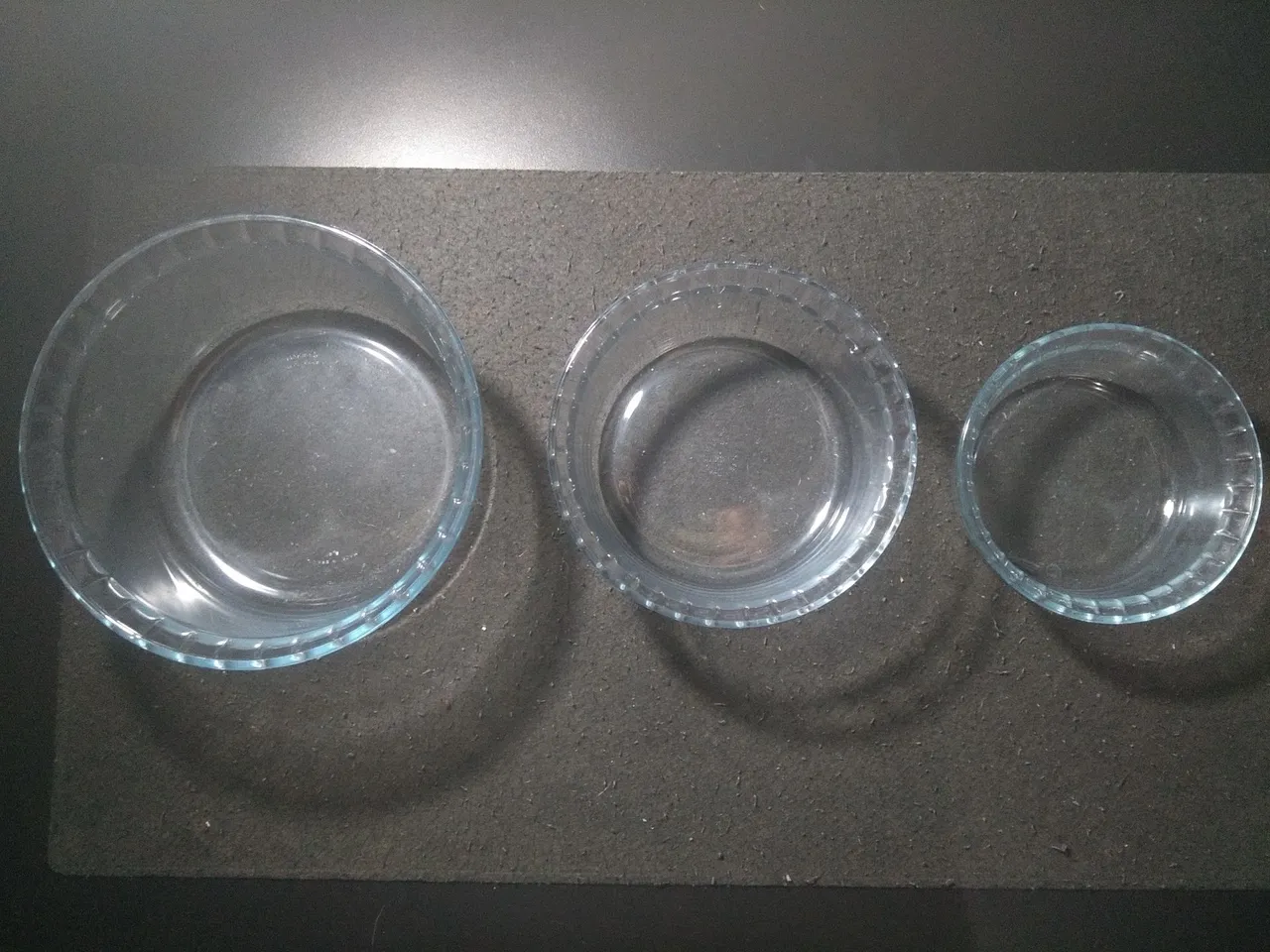 Conjunto de Potes de Vidro Temperado | Marinex | 3 Peças | Vintage