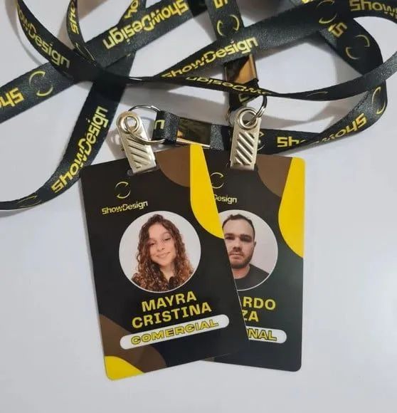 Crachá personalizado 