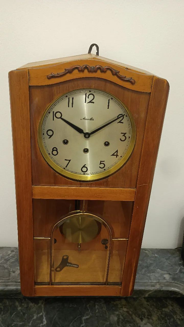 Relógio Carrilhão Alemão de Parede. Ano Aproximado: 1920. - Foto 6