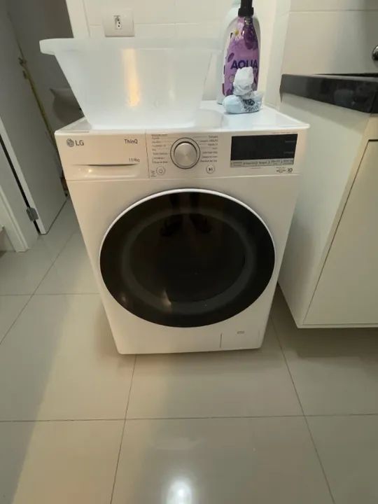 Lavadora Smart LG VC4 13kg Branco com Inteligência Artificial AIDD? - FV5013WC4 - 220v