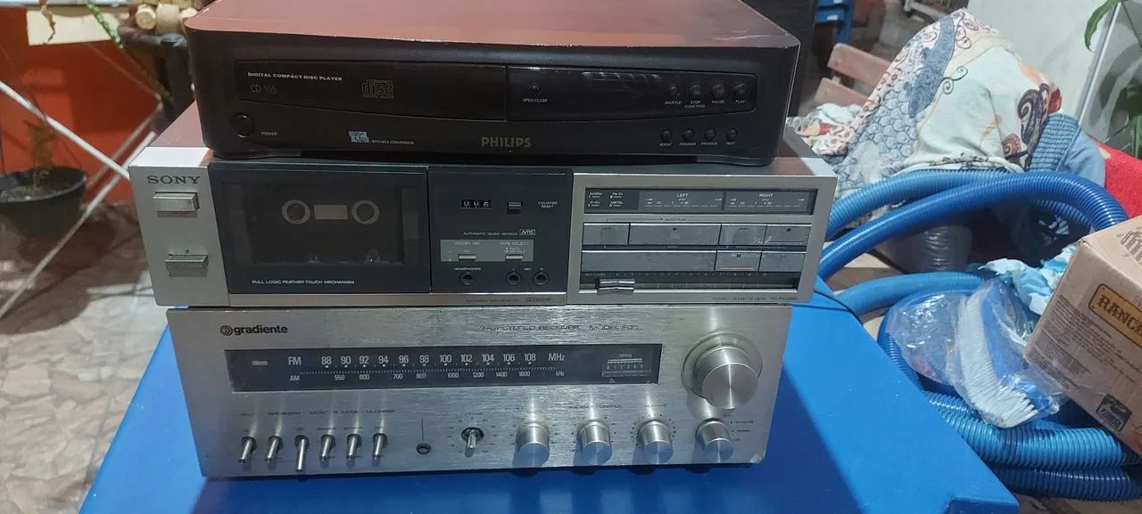 Reicever - tapedeck - cd player (COM DEFEITO) - Foto 2