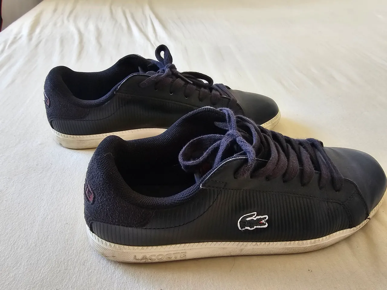 Tênis Lacoste Graduate 319 preto <br>Tênis Lacoste Masculino Couro Graduate 319 Preto