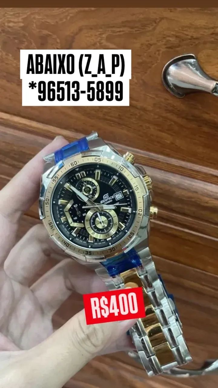 Relógio CASIO EDIFICE MISTO FUNCIONAL