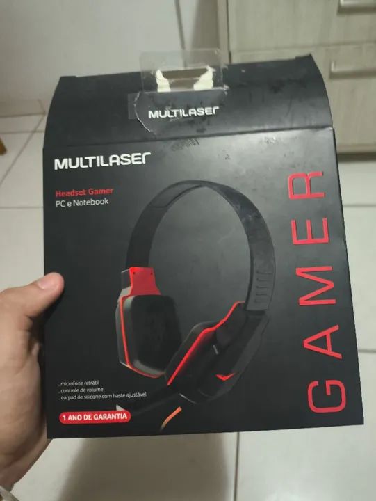 Headset Gamer Multilaser Pc e noot , leia a descrição 