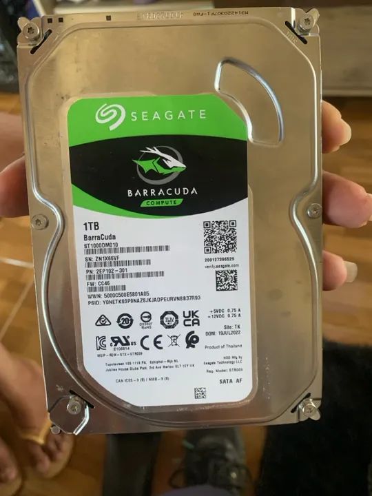 HD Seagate BarraCuda 1TB SATA