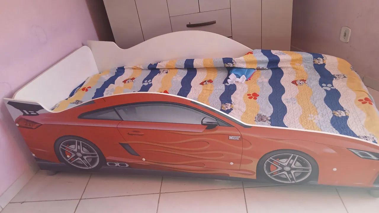 Cama Infantil Carro de Corrida - Foto 2