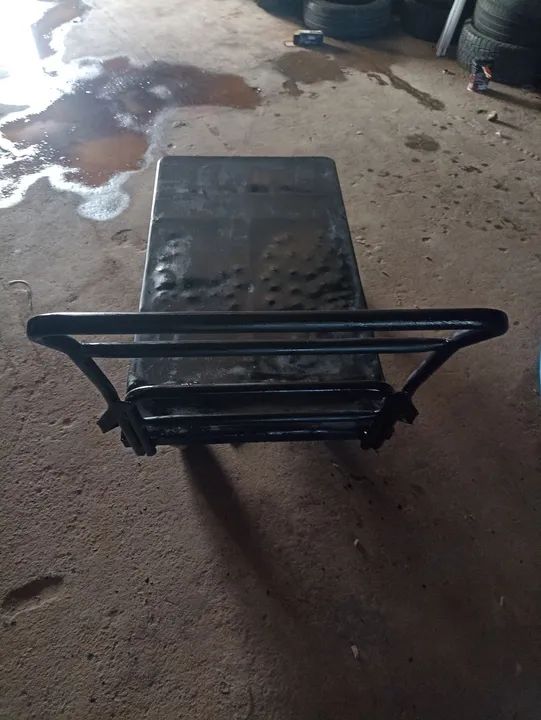 Carrinho de mão dobrável - ideal para transporte - Foto 4