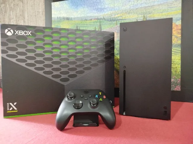 XBOX SERIES X Completo Super Novo. Particular. TROCO EM VIDEOGAMES