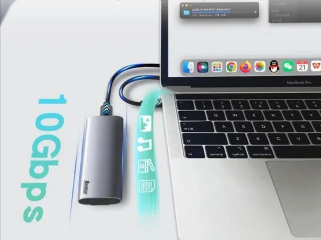 Case NVMe M2 SSD Tipo C, USB 3.1 - Foto 4