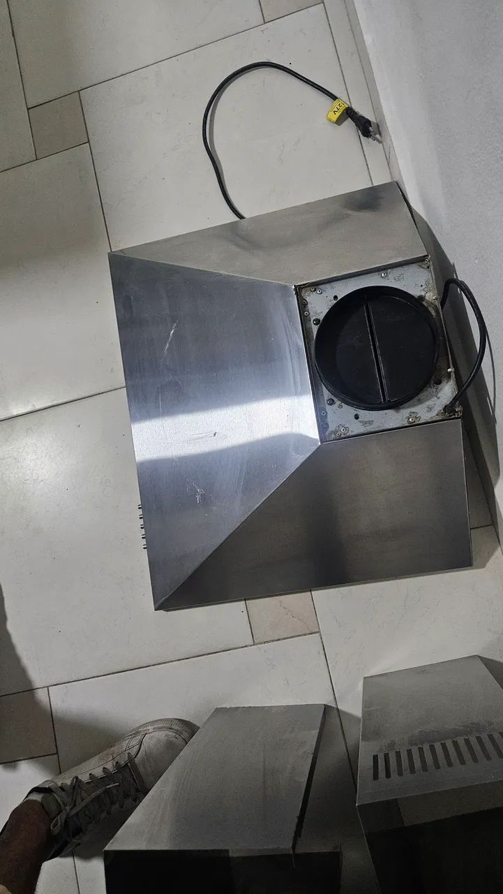 Coifa inox 60 cm com lâmpada  - Foto 5