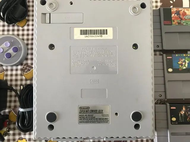 Super Nintendo com 1 controle - Branquinho e Impecável - Foto 5