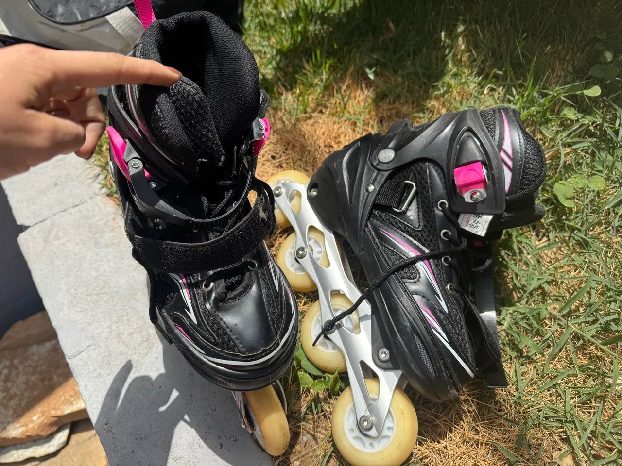 Patins feminino 36-38 (Long Feng) 72MM - Foto 3