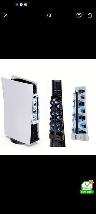 Cooler de resfriamento traseiro para PS5 (FAT)  - Novo - Foto 6