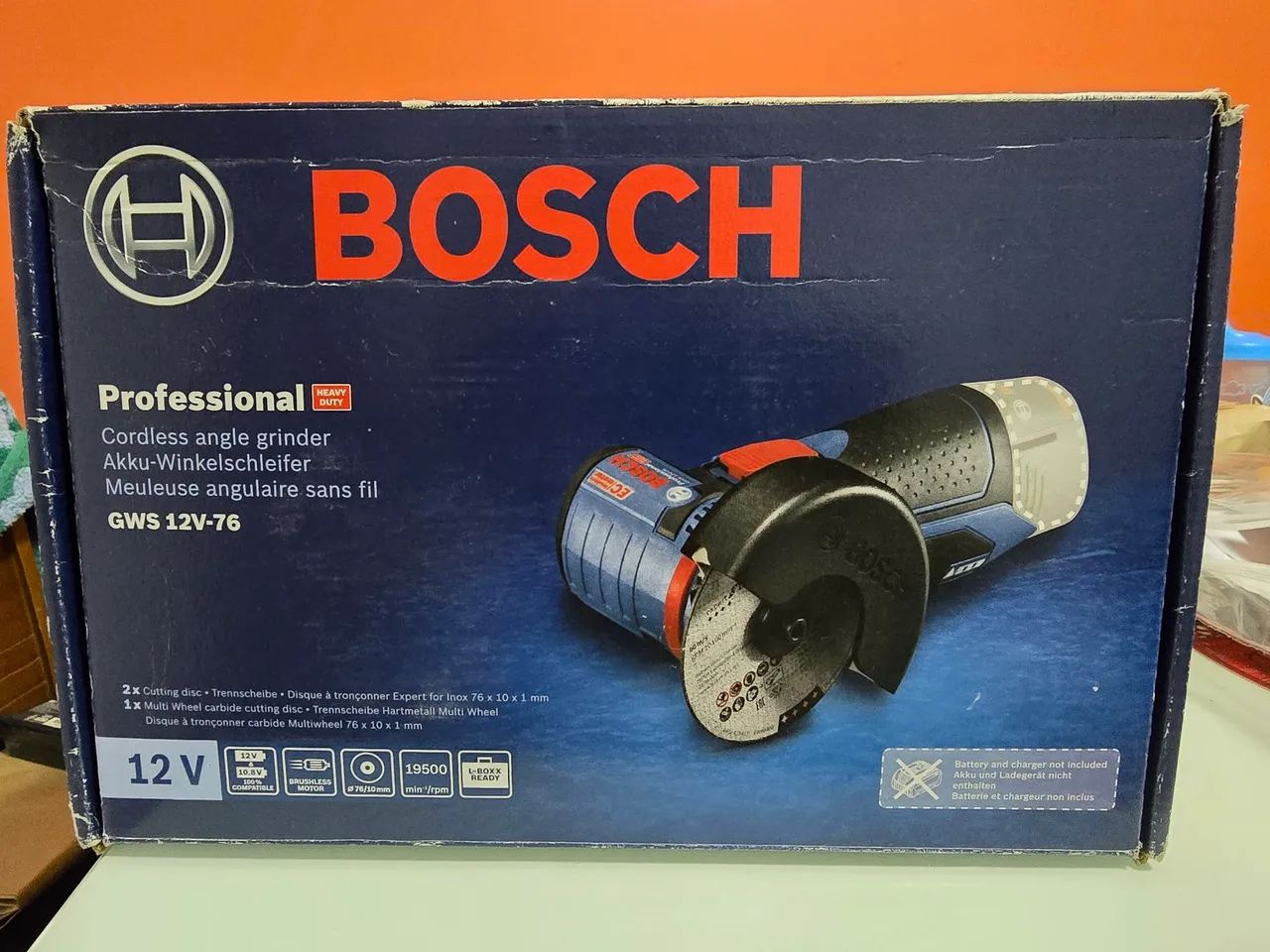Esmerilhadeira Angular Bosch GWS 12V-76