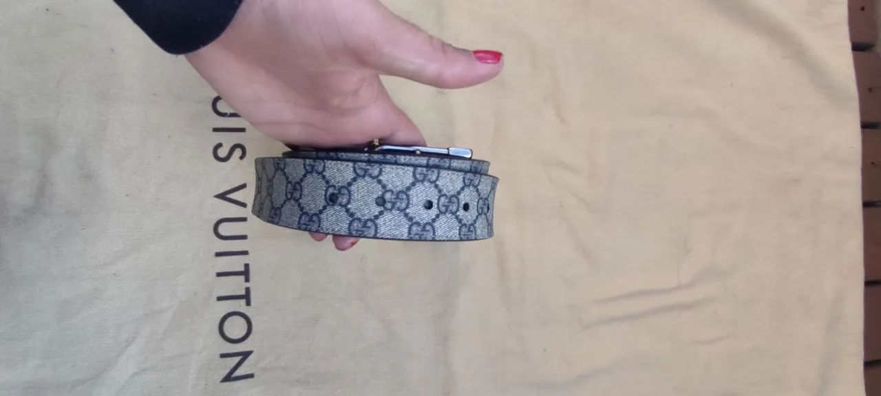 Cinto Gucci Original GG Supreme - Foto 2