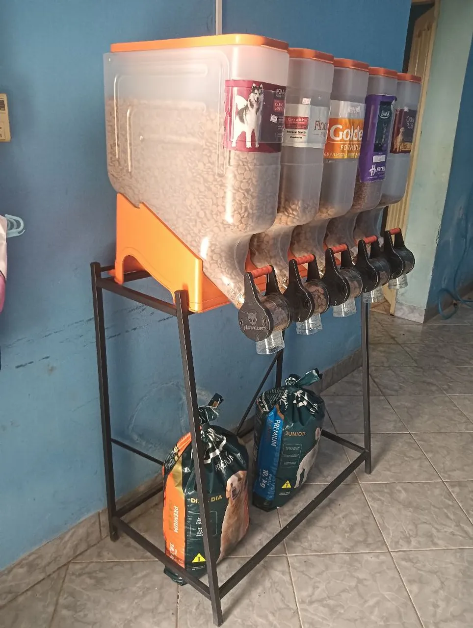Dispensador de ração para cães - sem nivo