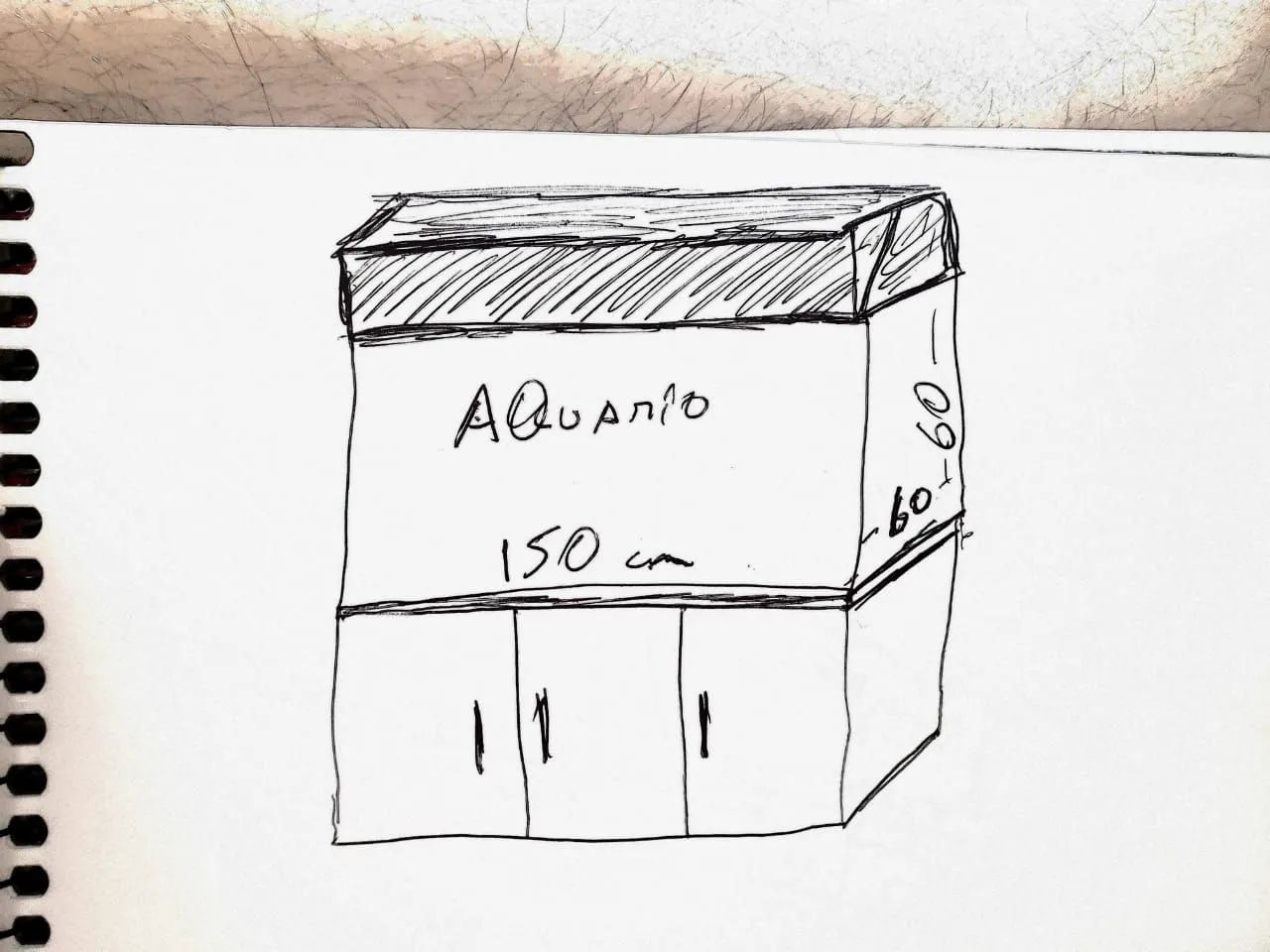 Aquário Grande com movel