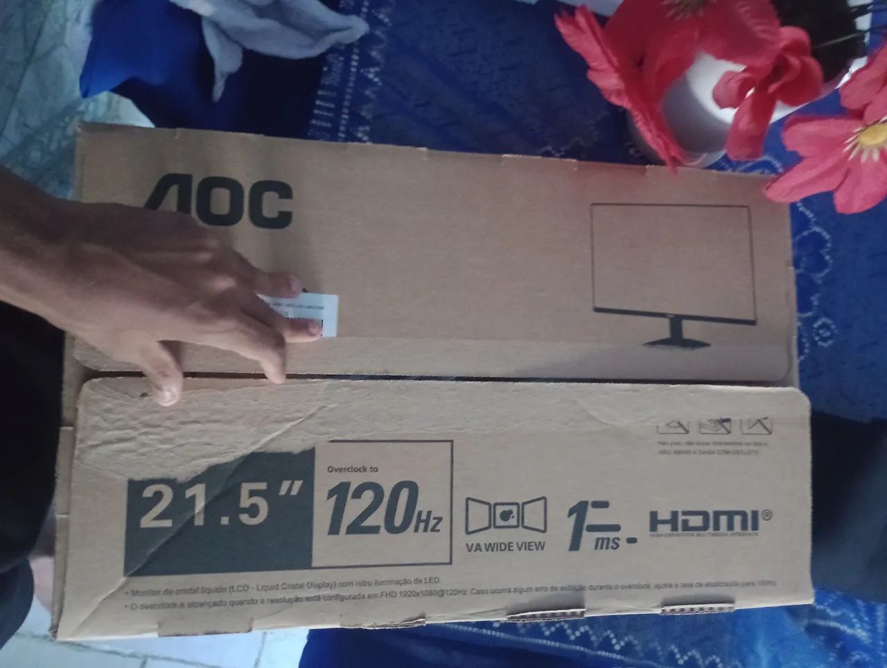 Monitor Gamer AOC 21, 120HZ, FULL HUD - Foto 2