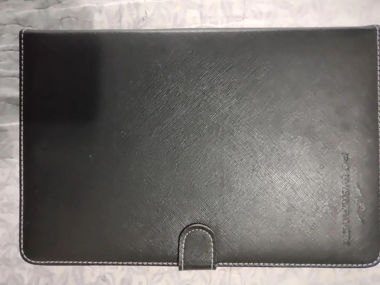 Capa de couro com teclado USB, para  Tablet 10.1 polegadas, seminovo. - Foto 5