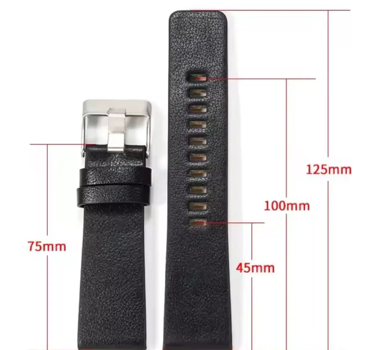 Pulseira de couro legítimo para relógios sociais - Foto 2