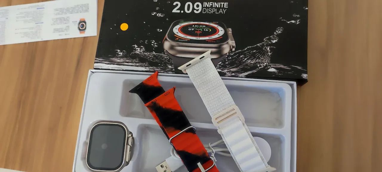 Smartwatch ultra t10 preto  - Foto 2