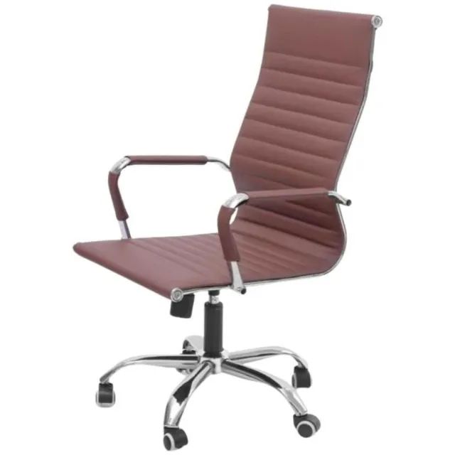 Cadeira Presidente Charles Eames Esteirinha Terracota Design Confortável Modelo 32893 - Foto 6