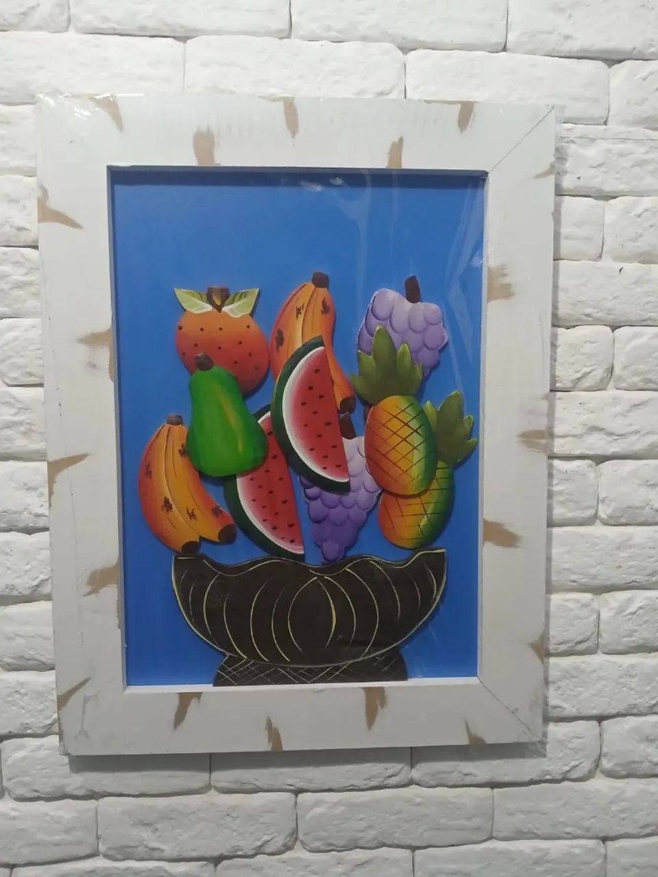 Quadro Decorativo de Frutas Coloridas