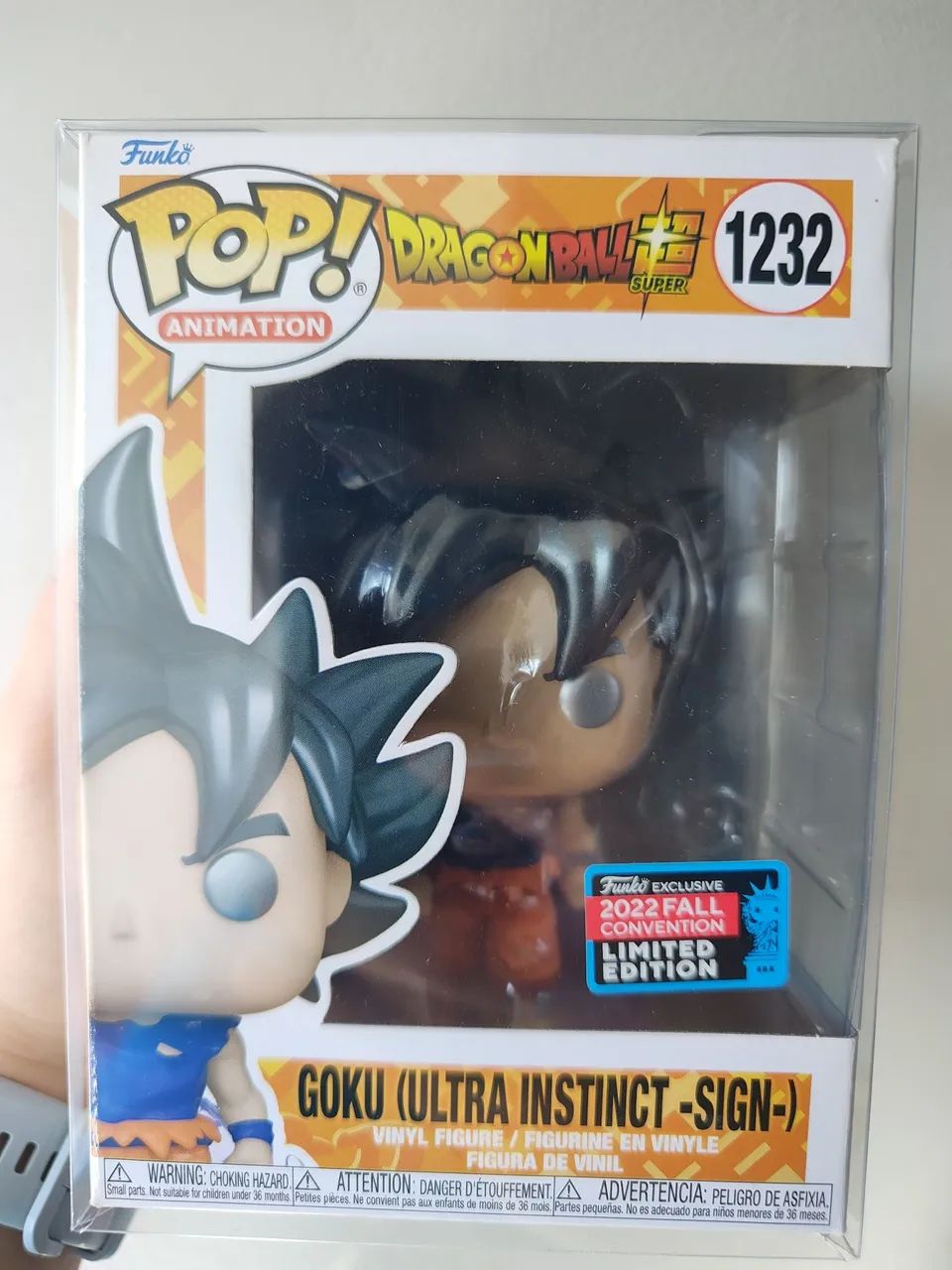 Funko Pop Goku Ultra Instinc #1232 2022 Fall Convention Limited RARO